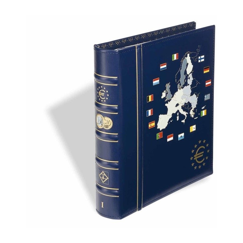 Euromince mince Leuchtturm Vista album na národné sady prvých 12 kr...