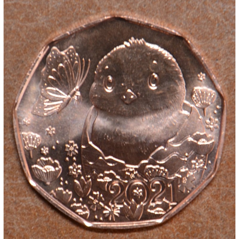 Euromince mince 5 Euro Rakúsko 2021 - Veľkonočná minca (UNC)