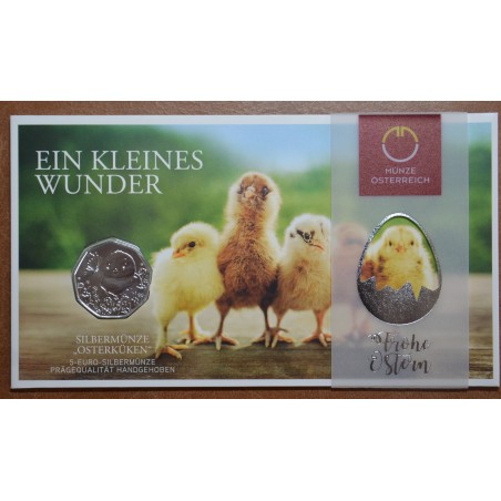 Euromince mince 5 Euro Rakúsko 2021 - Veľkonočná minca (BU)