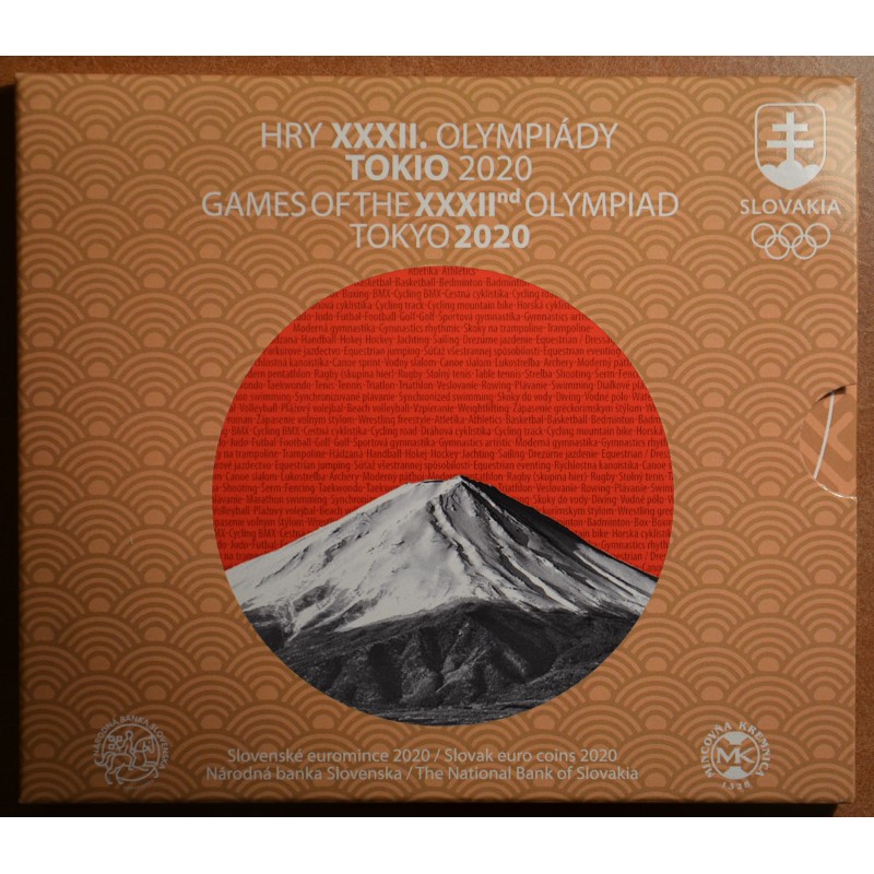 Euromince mince Slovensko 2020 sada mincí - Tokyo (BU)