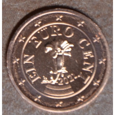 euroerme érme 1 cent Ausztria 2021 (UNC)