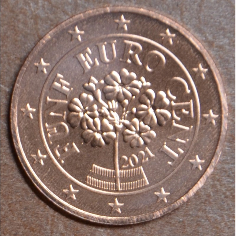 euroerme érme 5 cent Ausztria 2021 (UNC)