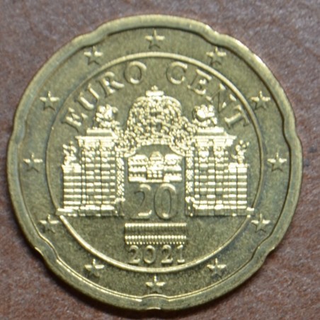 Euromince mince 20 cent Rakúsko 2021 (UNC)