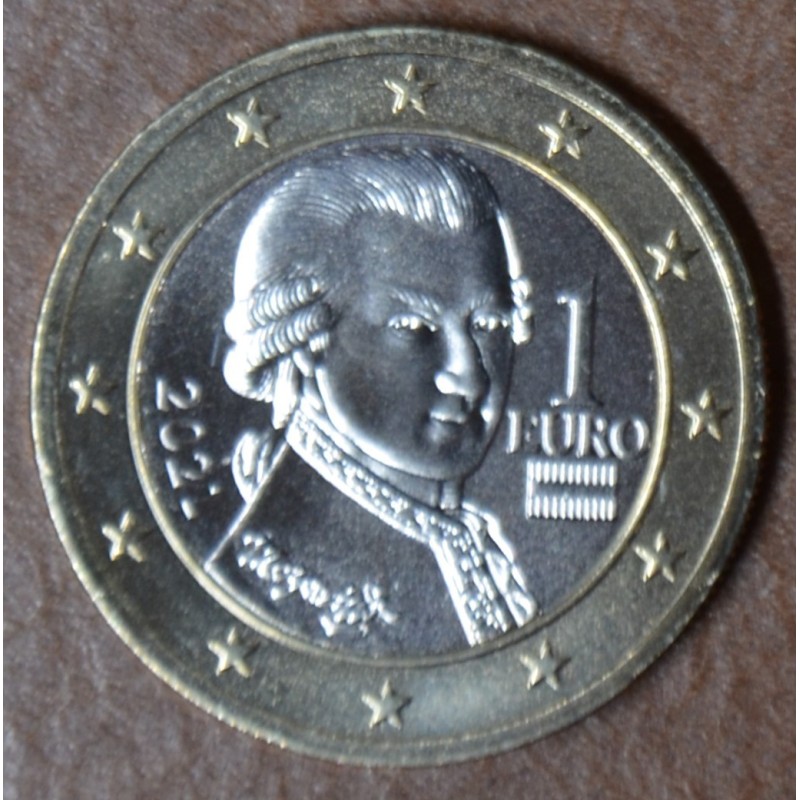 Euromince mince 1 Euro Rakúsko 2021 (UNC)