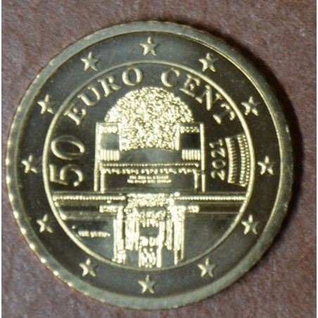 Euromince mince 50 cent Rakúsko 2021 (UNC)