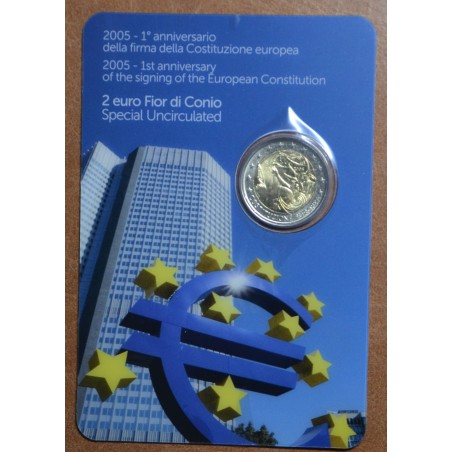 euroerme érme 2 Euro Olaszország 2005 - Az Európai Alkotmány aláírá...