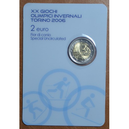Euromince mince 2 Euro Taliansko 2006 - XX. zimné olympijské hry Tu...