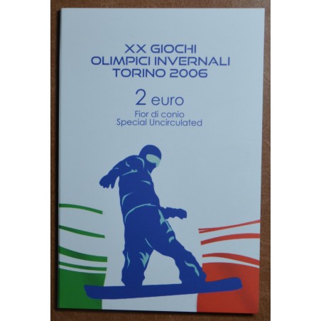 eurocoin eurocoins 2 Euro Italy 2006 - Winter Olympics in Turin (BU)