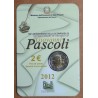euroerme érme 2 Euro Olaszország 2012 - Giovanni Pascoli halálának ...