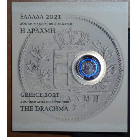 eurocoin eurocoins 5 Euro Greece 2021 - The drachma (Proof)