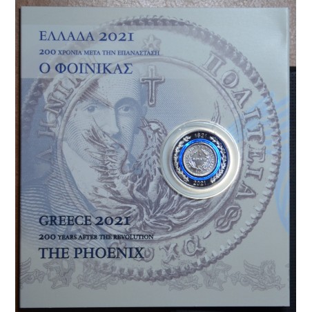 eurocoin eurocoins 5 Euro Greece 2021 - The Phoenix (Proof)