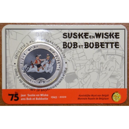 euroerme érme 5 Euro Belgium 2020 Suske & Wiske color (BU kártya)