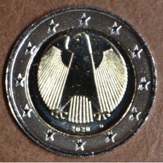 euroerme érme 2 Euro Németország \\"D\\" 2020 (UNC)