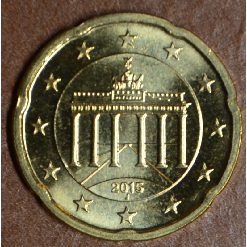 Euromince mince 20 cent Nemecko \\"J\\" 2015 (UNC)
