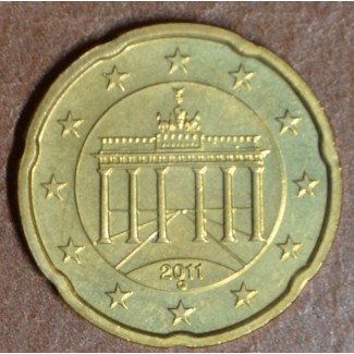 eurocoin eurocoins 20 cent Germany \\"G\\" 2011 (UNC)