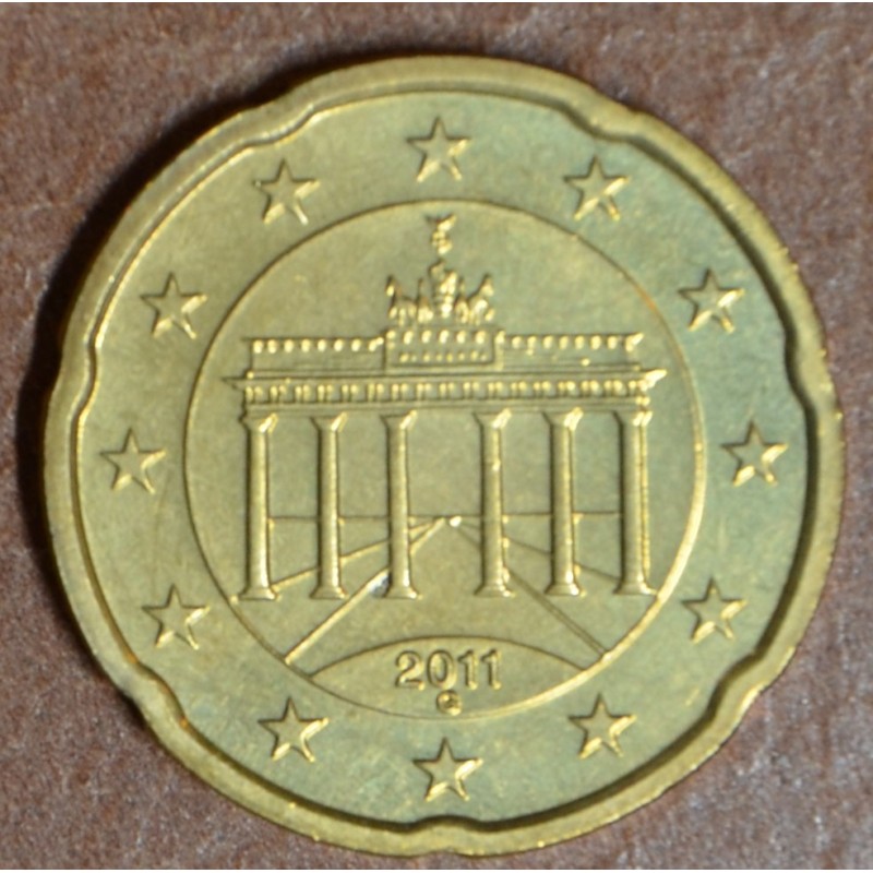 Euromince mince 20 cent Nemecko \\"G\\" 2011 (UNC)