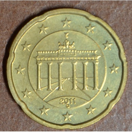 euroerme érme 20 cent Németország \\"G\\" 2011 (UNC)