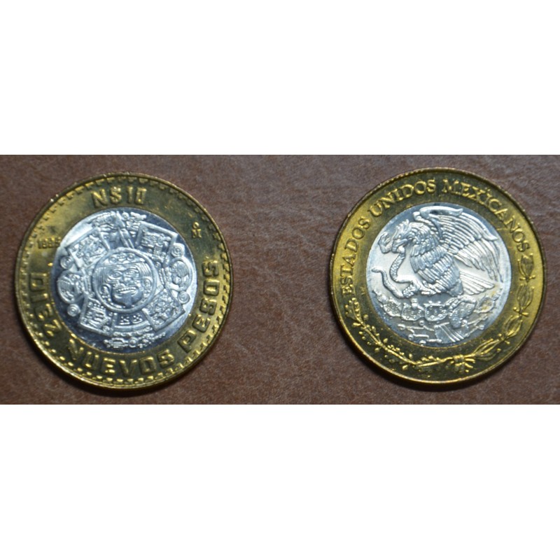 eurocoin eurocoins Mexico 10 Nuevos Pesos 1993/94 (UNC)