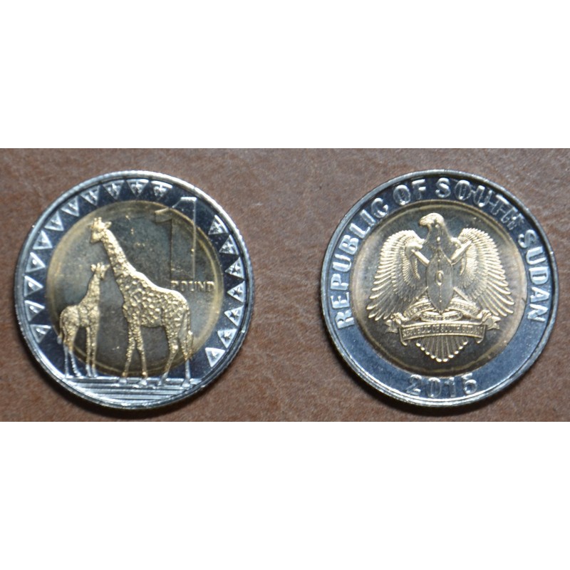 euroerme érme Dél-Szudán 1 font 2015 (UNC)