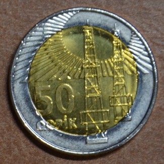 euroerme érme Azerbajdzsán 50 Qapik 2006 (UNC)
