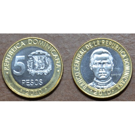 Euromince mince Dominikánska republika 5 Pesos 2002-2010 (UNC)