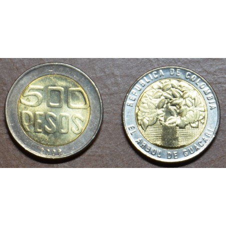euroerme érme Kolumbia 500 Pesos 1996-2012 (UNC)