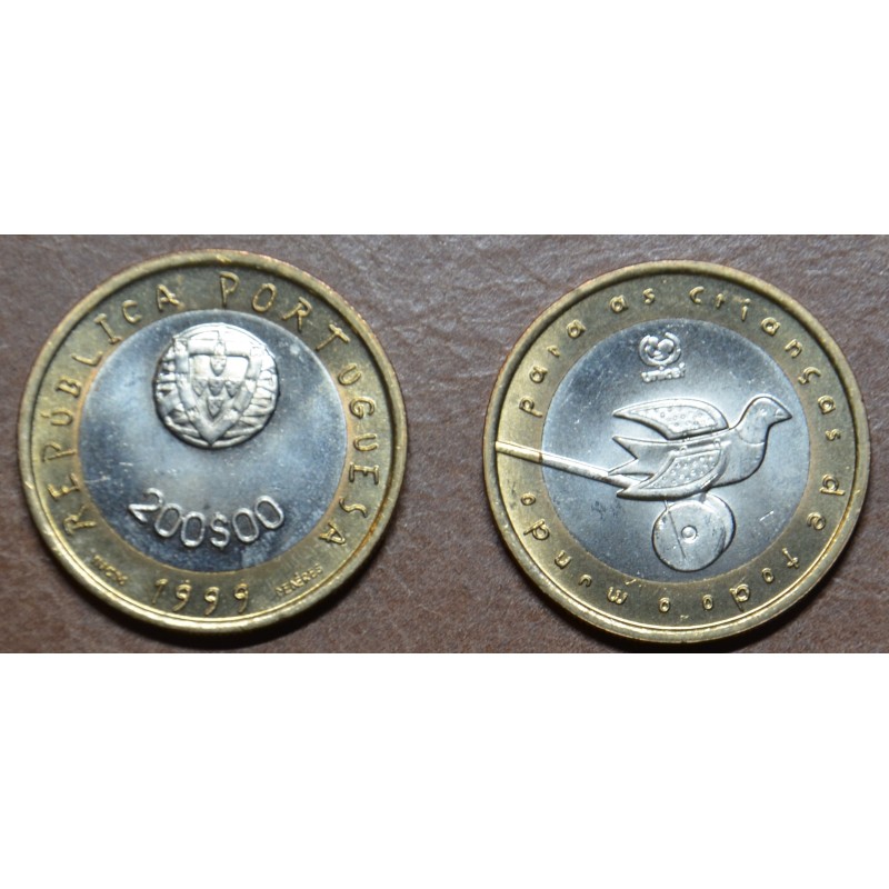 euroerme érme Portugália 200 Escudo 1999 (UNC)