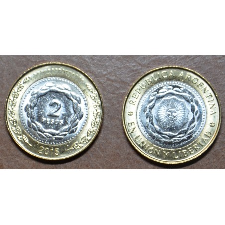 Euromince mince Argentína 2 peso 2010-2015 (UNC)