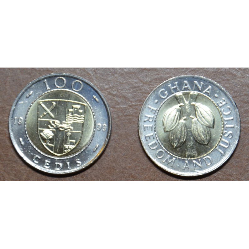 eurocoin eurocoins Ghana 100 Cedis 1991-1999 (UNC)