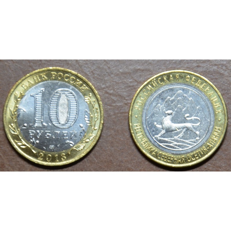 Euromince mince Rusko 10 Rubľov 2013 North Ossetia-Alania (UNC)