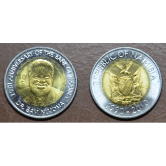 Euromince mince Namíbia 10 dolarov 2010 (UNC)