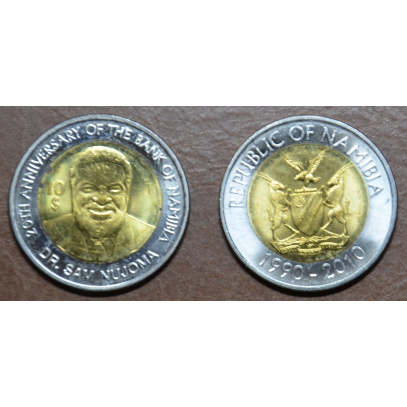 euroerme érme Namíbia 10 dollár 2010 (UNC)