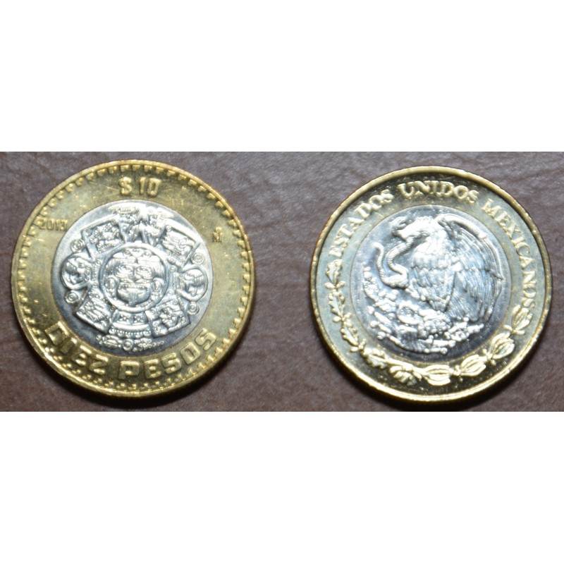 eurocoin eurocoins Mexico 10 Pesos 1997-2013 (UNC)