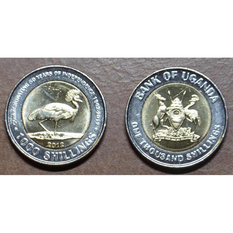 Euromince mince Uganda 1000 schilling 2012 (UNC)