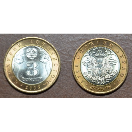 euroerme érme Tádzsikisztán 3 Somoni Kulob 2006 (UNC)