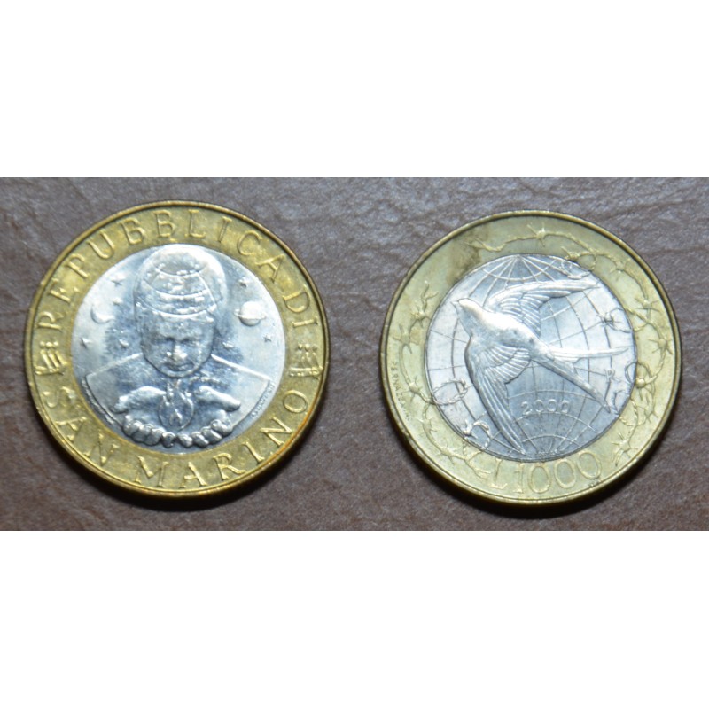 Euromince mince San Marino 1000 lir 2000 (UNC)