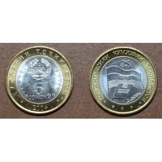 Euromince mince Tadžikistan 5 Somoni Ústava 2004 (UNC)