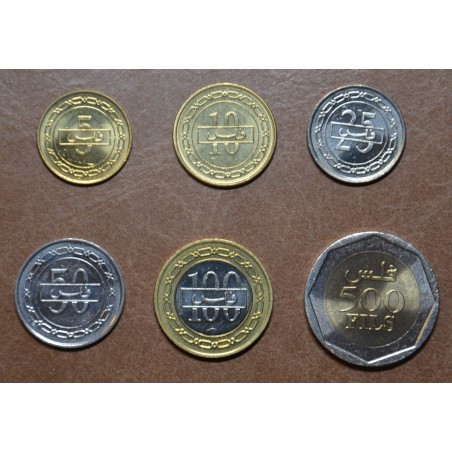Euromince mince Bahrain 6 mincí 1991-2001 (UNC)
