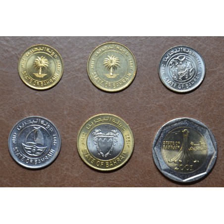 eurocoin eurocoins Bahrain 6 coins 1991-2001 (UNC)