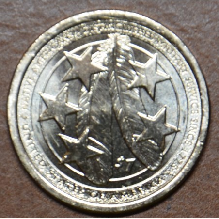 Euromince mince 1 dollar USA 2021 Vojenská služba \\"D\\" (UNC)