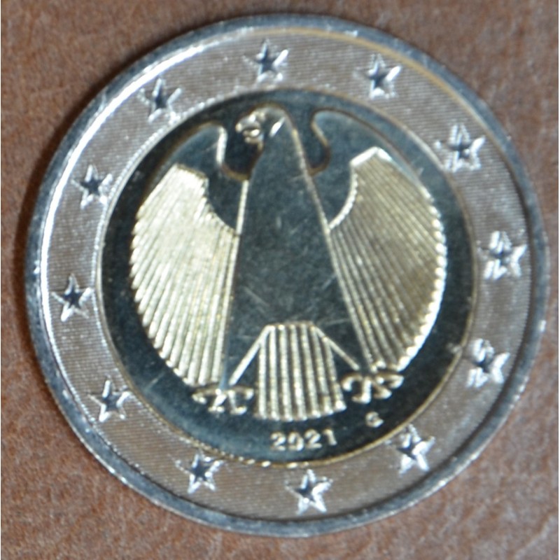 euroerme érme 2 Euro Németország 2021 \\"G\\" (UNC)