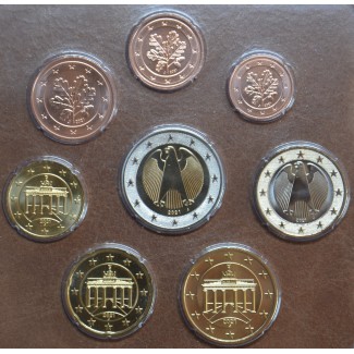 Euromince mince Nemecko 2021 \\"J\\" sada 8 mincí (UNC)