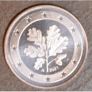 Euromince mince 2 cent Nemecko 2021 \\"A\\" (UNC)