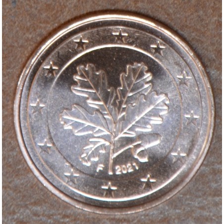 Euromince mince 5 cent Nemecko 2021 \\"F\\" (UNC)