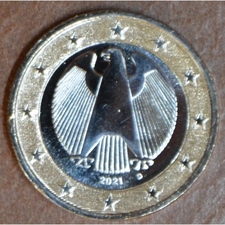 Euromince mince 1 Euro Nemecko 2021 \\"D\\" (UNC)