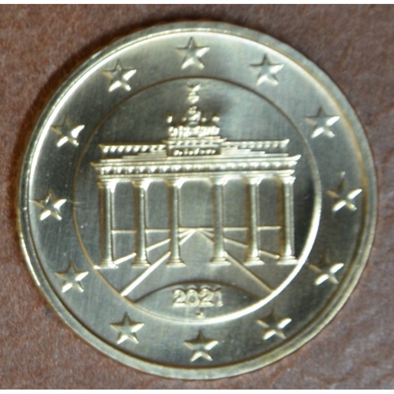 Euromince mince 50 cent Nemecko 2021 \\"J\\" (UNC)
