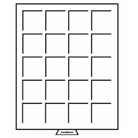 euroerme érme Szürke/piros Leuchtturm műanyag doboz 20 darab érme s...