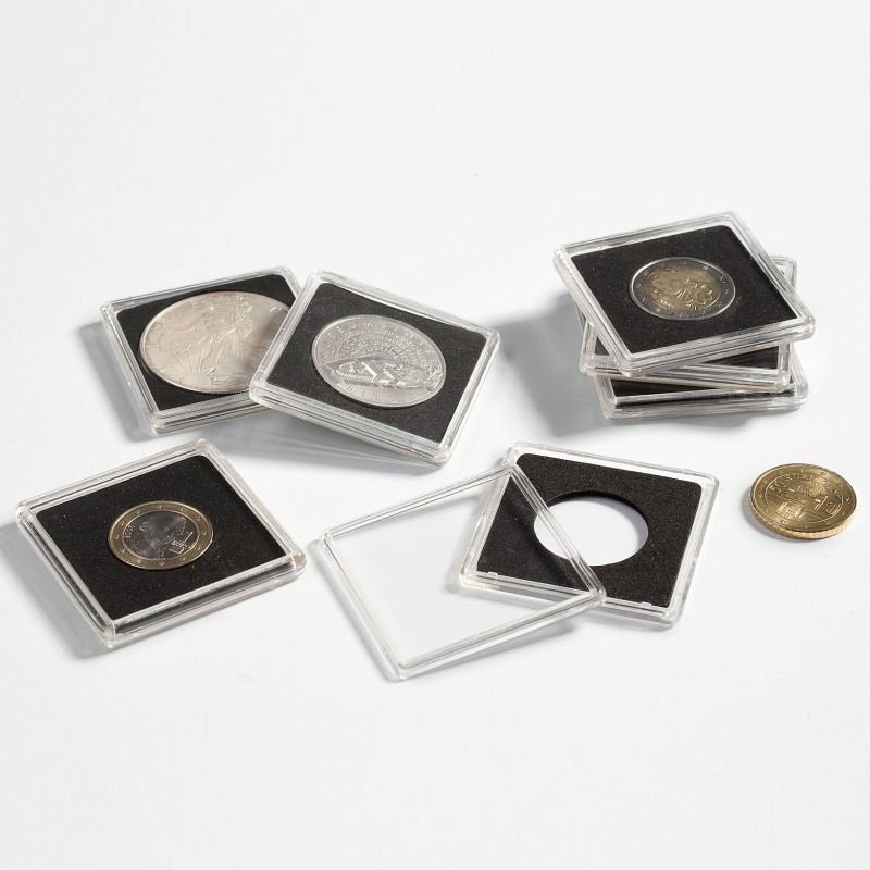 Euromince mince 38 mm Leuchtturm Quadrum kapsula (10 ks)