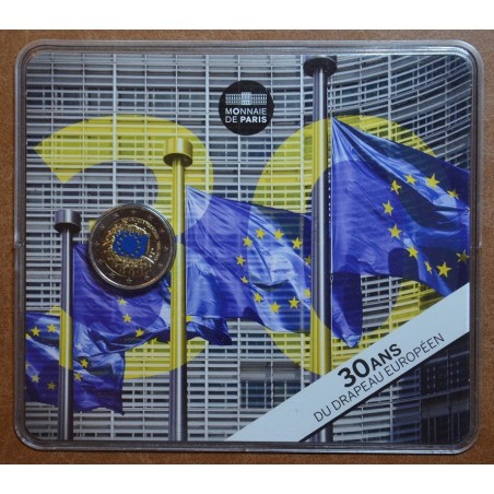 eurocoin eurocoins 2 Euro France 2015 - 30 years of European flag (BU)