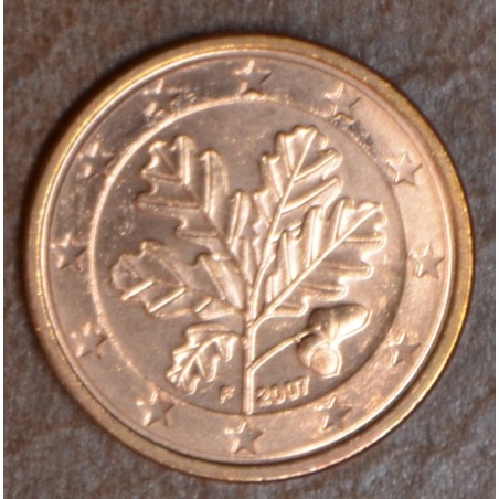euroerme érme 1 cent Németország 2007 \\"F\\" (UNC)